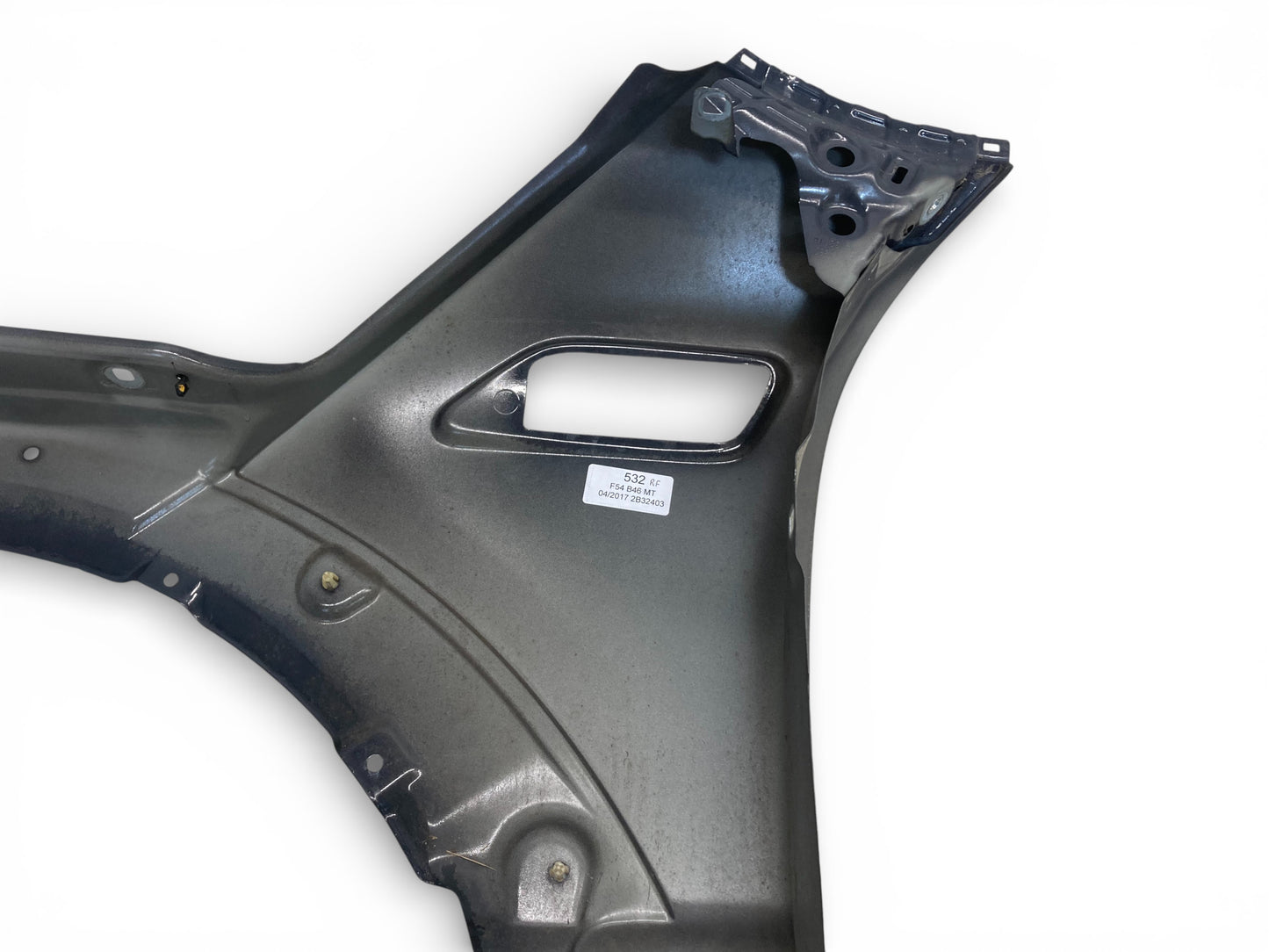 Mini Cooper Clubman Right Front Fender Thunder Grey 41007438922 F54 532