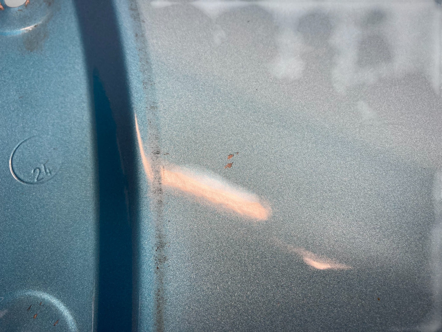 Mini Cooper Left Front Fender Electric Blue 41217037437 2002-2008 R50 R52 R53 515