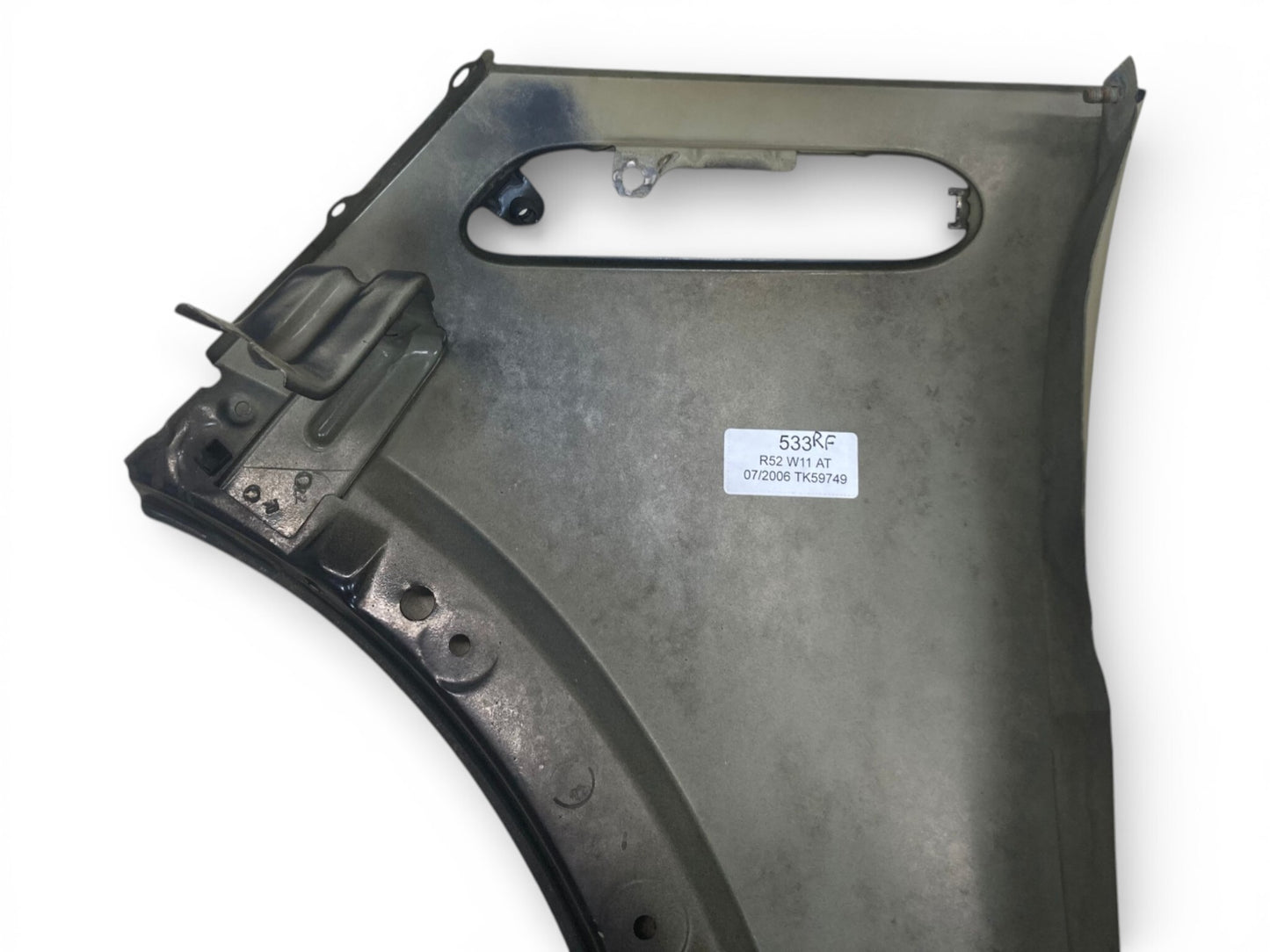 Mini Cooper Right Fender Astro Black 41217037438 02-08 R50 R52 R53 533