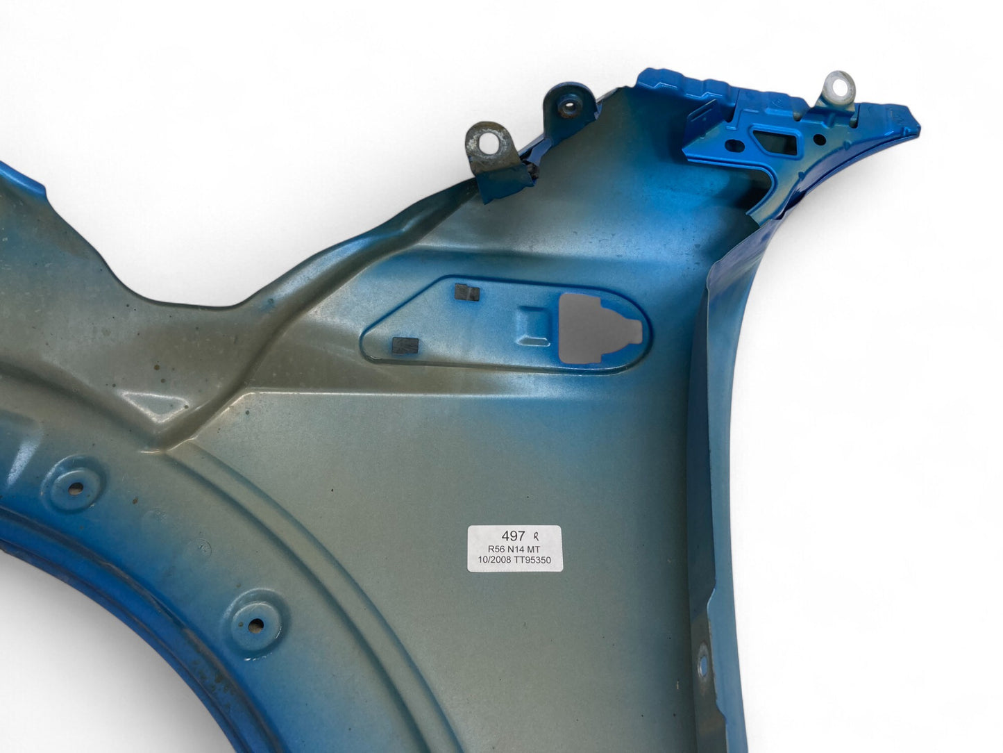 Mini Cooper Right Front Fender Laser Blue 41352754726 2007-2015 R5x 497