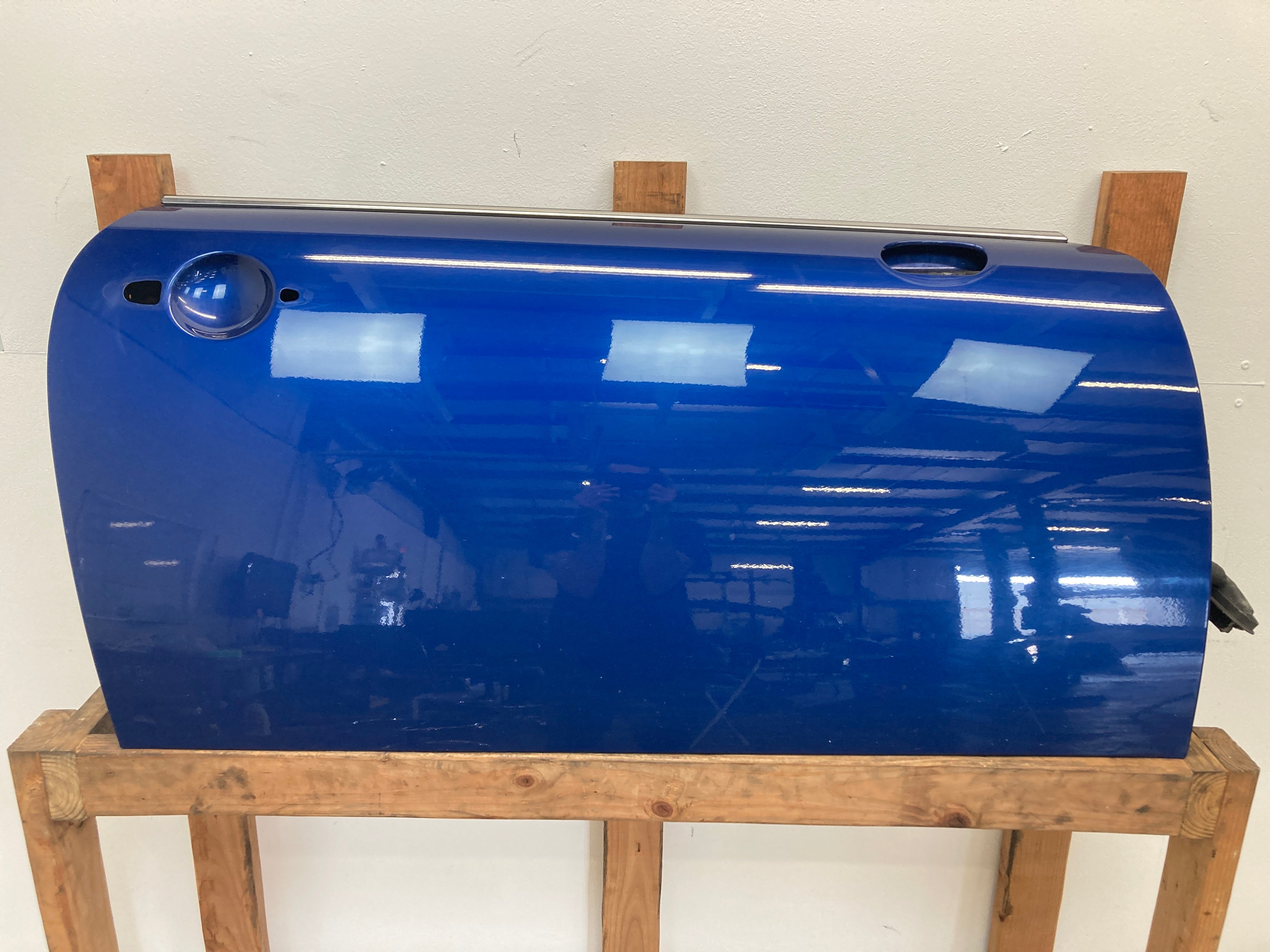 Mini Cooper Right Front Door Shell Indi Blue 41517202912 02-08 R50 R52 ...