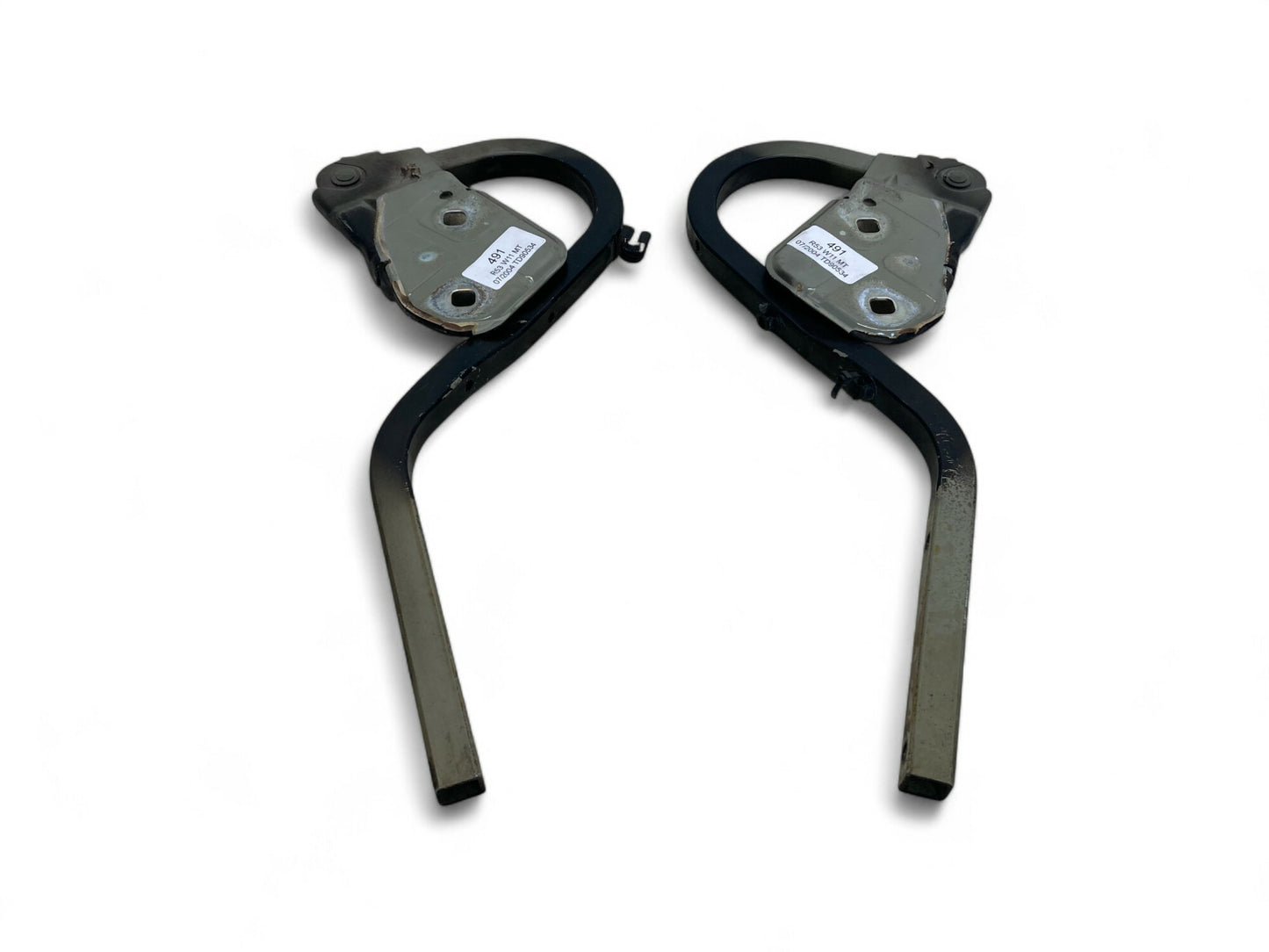 Mini Cooper Hood Hinge Pair Black 2002-2008 R50 R52 R53