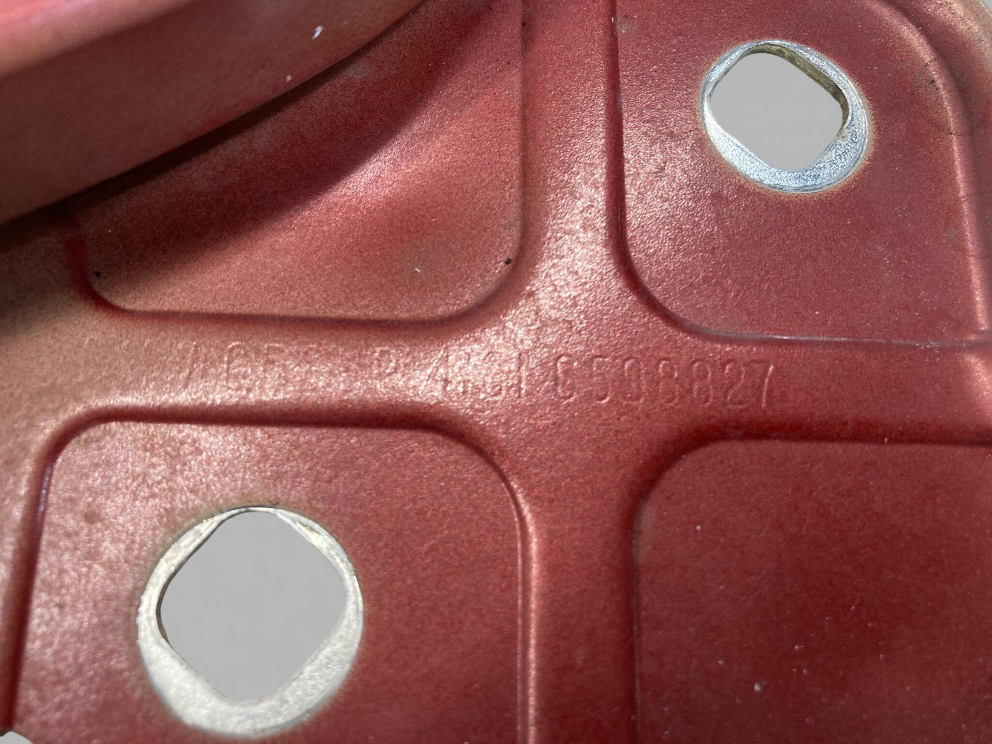 Mini Cooper Hood Hinge Pair Nightfire Red 02-08 R50 R52 R53