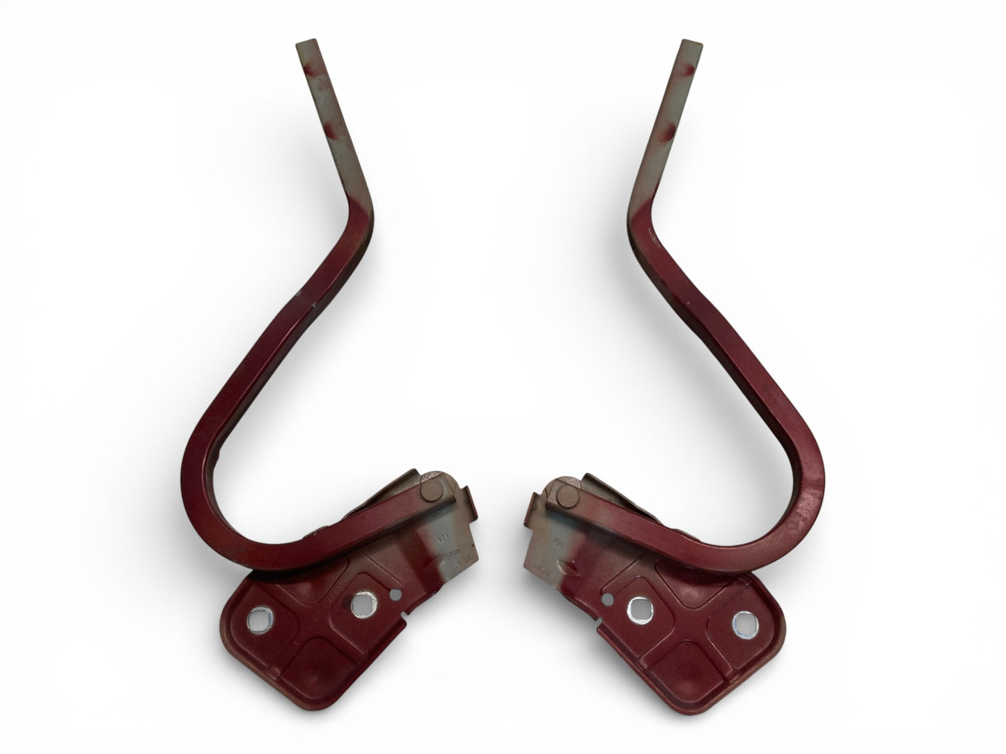 Mini Cooper Hood Hinge Pair Nightfire Red 02-08 R50 R52 R53