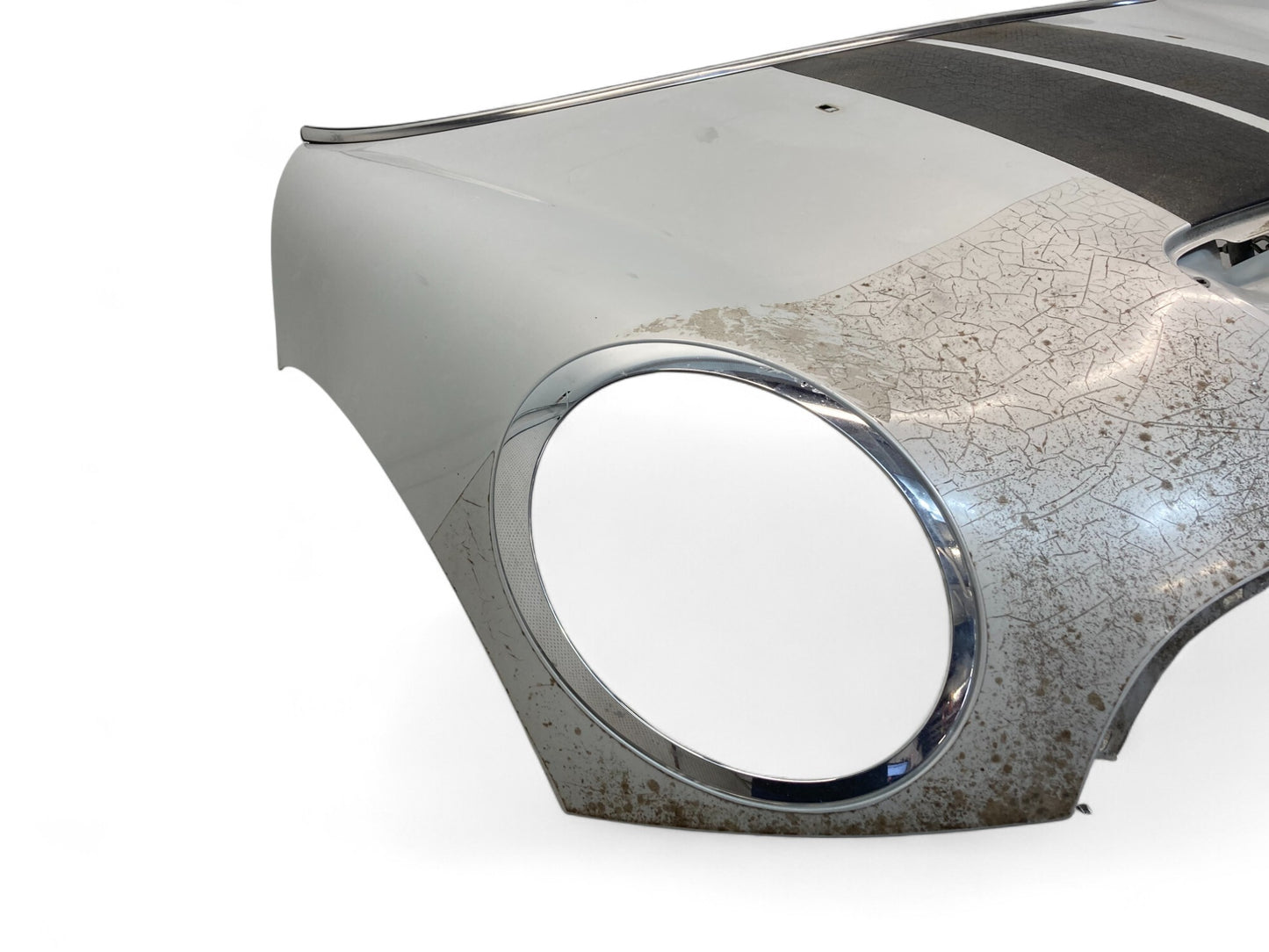 Mini Cooper S JCW Hood White Silver 41617318365 2007-2015 R5x 498