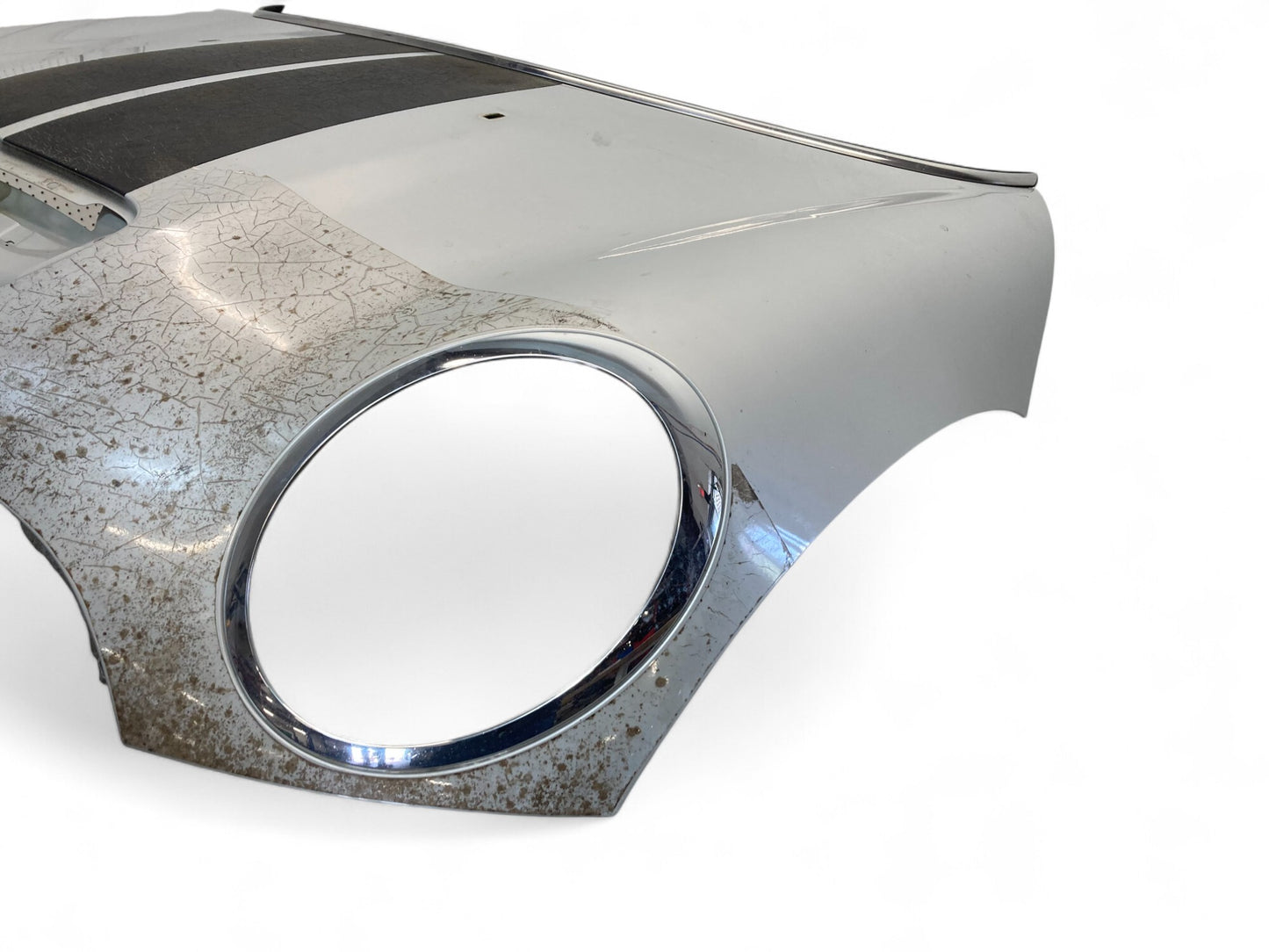 Mini Cooper S JCW Hood White Silver 41617318365 2007-2015 R5x 498