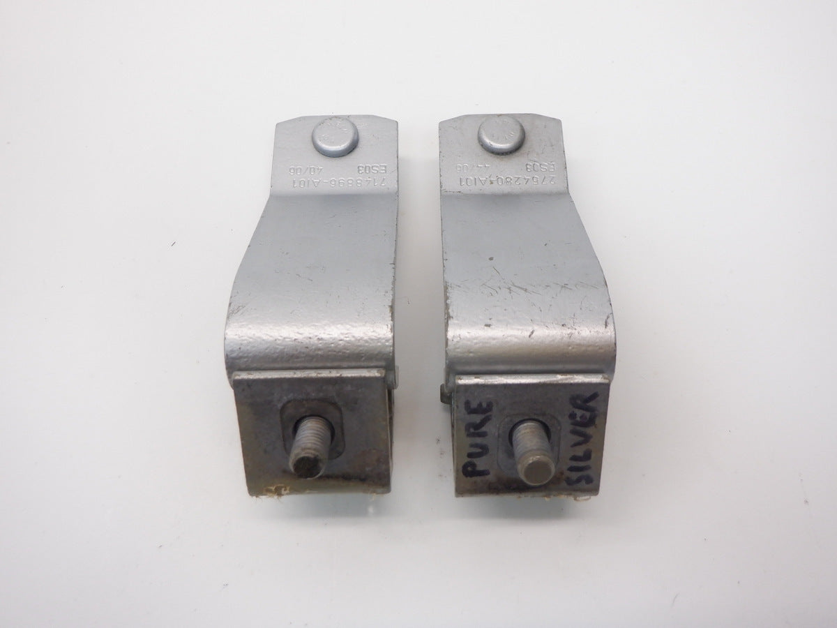 Mini Cooper Rear Hatch Hinge Pair Pure Silver 07-13 41622754281 R56