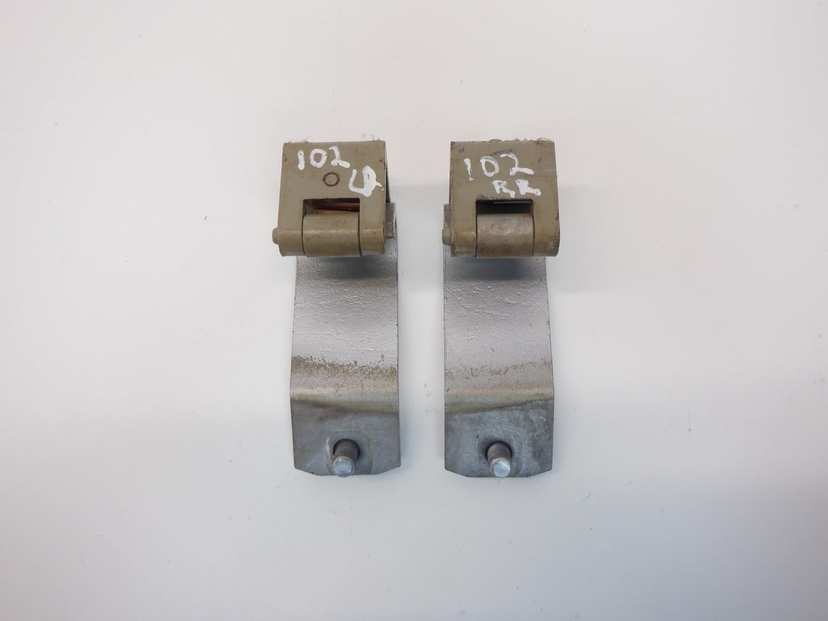 Mini Cooper Rear Hatch Hinge Pair Pure Silver 07-13 41622754281 R56