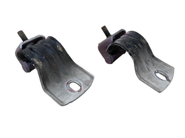 Mini Cooper Trunk Hatch Hinge Pair White 02-05 41627037439 R50 R53 556