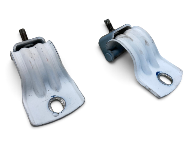 Mini Cooper Trunk Hatch Hinge Pair White 02-05 41627037439 R50 R53 557