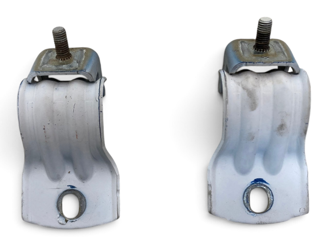 Mini Cooper Trunk Hatch Hinge Pair White 02-05 41627037439 R50 R53 557