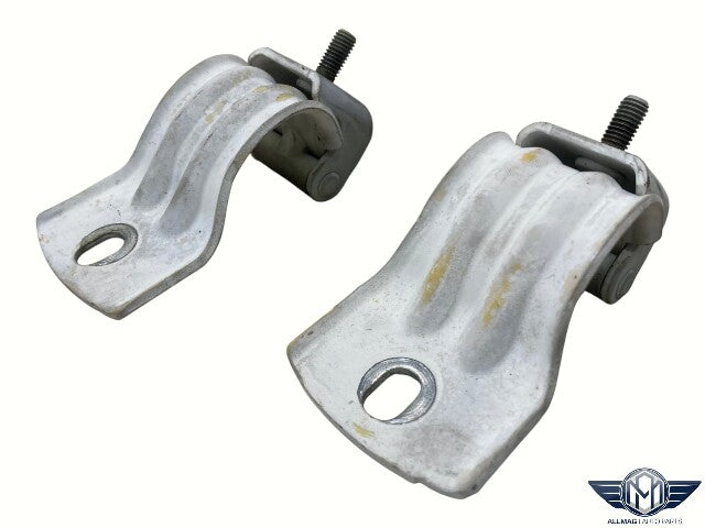 Mini Cooper Trunk Hatch Hinge Pair White 02-05 41627037439 R50 R53 561