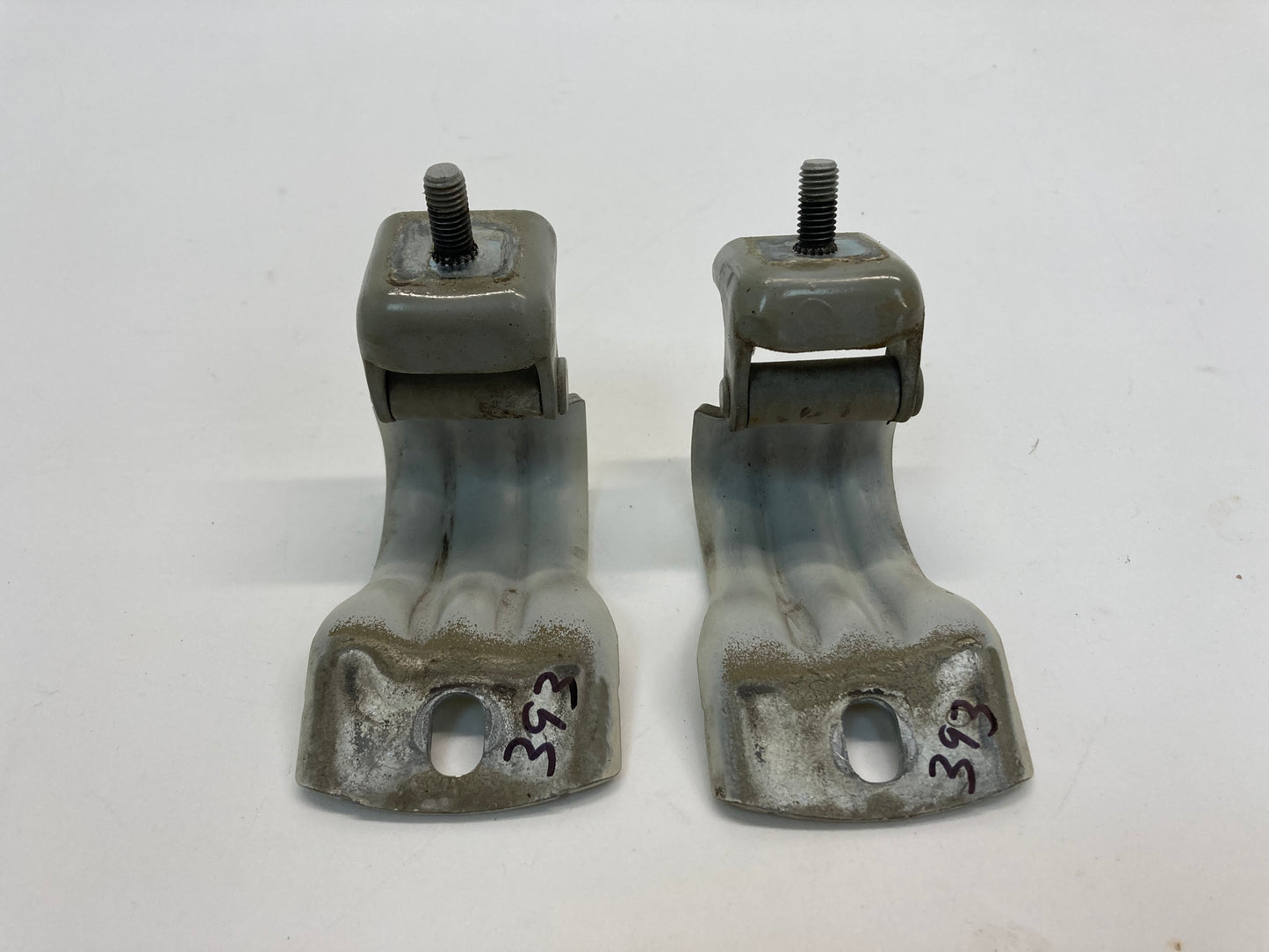 Mini Cooper Trunk Hatch Hinge Pair Pepper White 02-05 41627037439 R50 R53