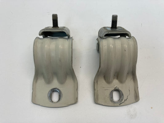 Mini Cooper Trunk Hatch Hinge Pair Pepper White 02-05 41627037439 R50 R53
