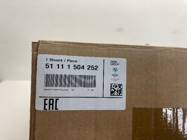 Mini Cooper S Front Bumper Lower Trim NEW 51111504252 02-08 R52 R53