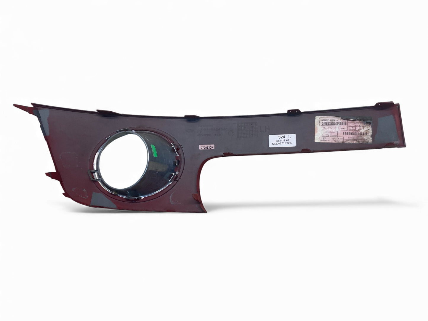 Mini Cooper Base Left Front Bumper Insert Chili Red 51112755687 07-10 R55 R56 R57 524