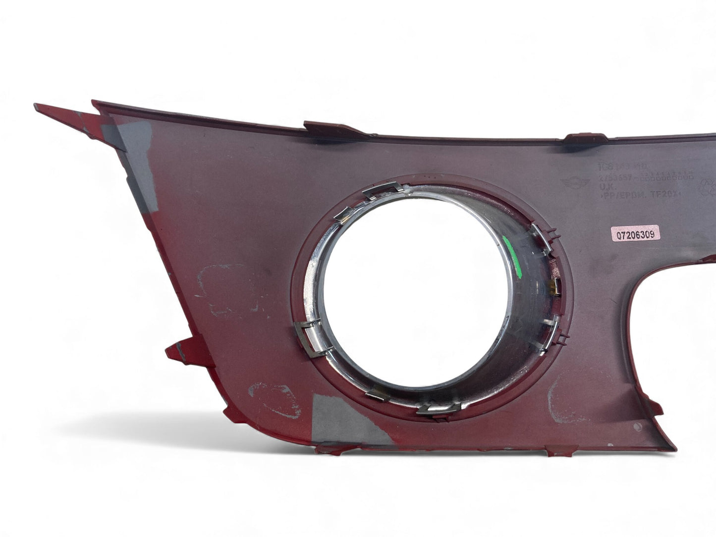 Mini Cooper Base Left Front Bumper Insert Chili Red 51112755687 07-10 R55 R56 R57 524