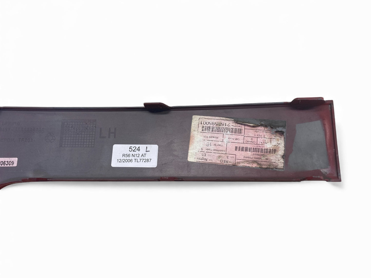 Mini Cooper Base Left Front Bumper Insert Chili Red 51112755687 07-10 R55 R56 R57 524