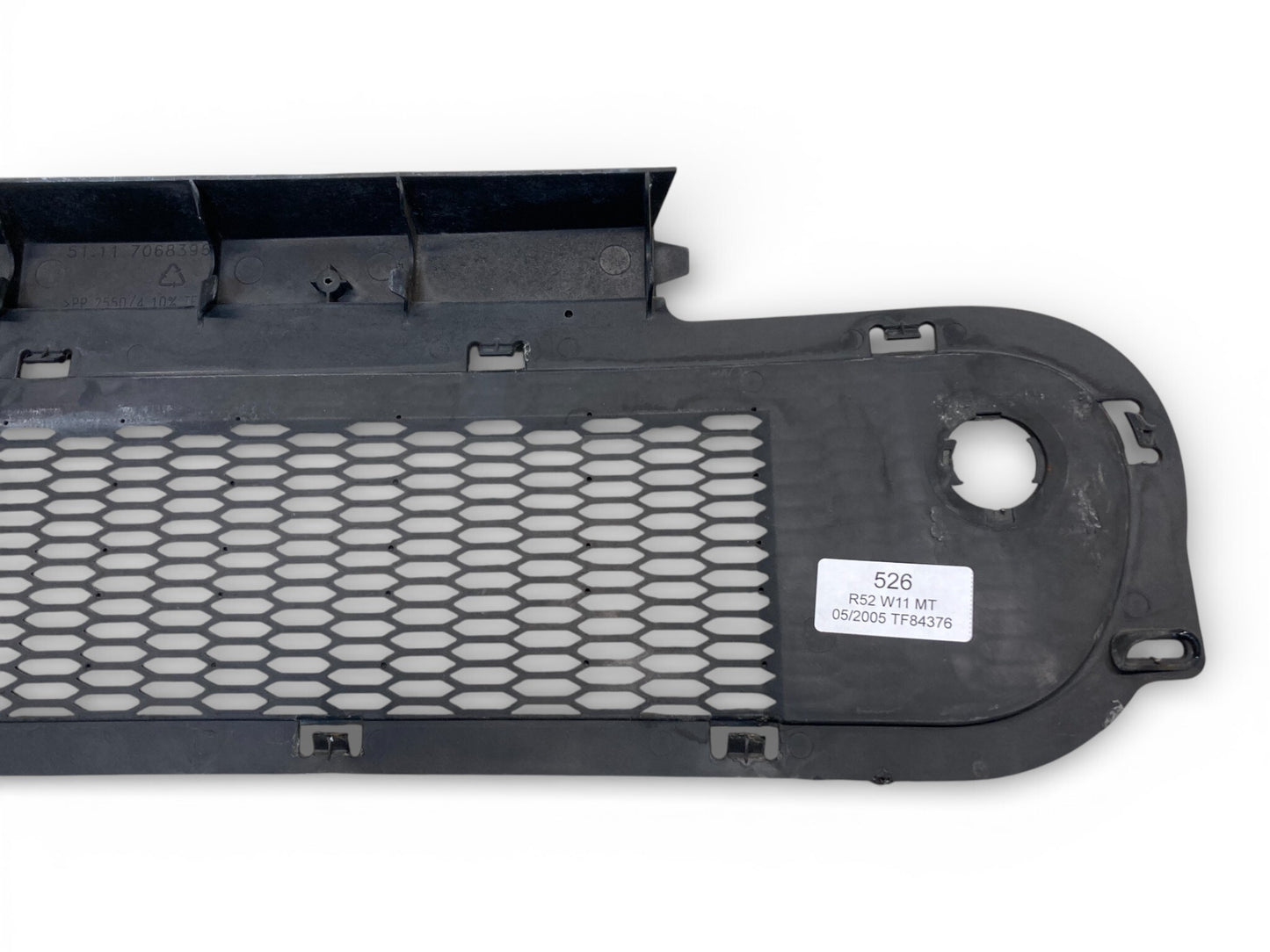 Mini Cooper S Front Bumper Air Intake Grille 51117068396 2002-2008 R52 R53 526