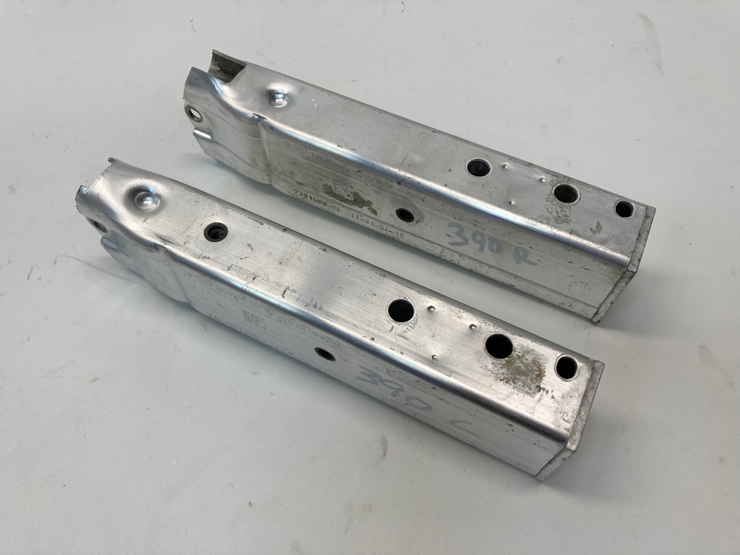 Mini Cooper Front Bumper Lower Deformation Mount Pair 51117301587 51117301588 F55 F56 F57