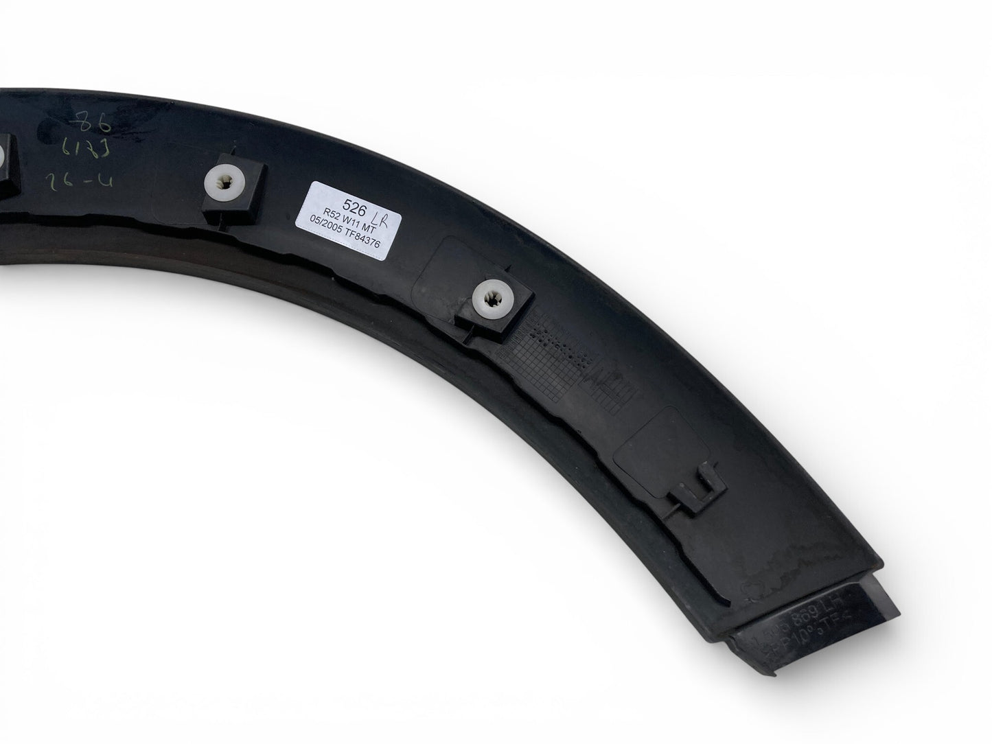 Mini Cooper Left Rear Wheel Arch Cover 51131505869 2002-2008 R50 R52 R53 526