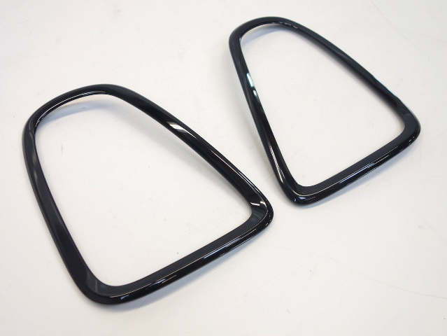 Mini Cooper Black Tail Light Trims NEW 51132296296 51132296297 07-15 R56 R57 R58 R59
