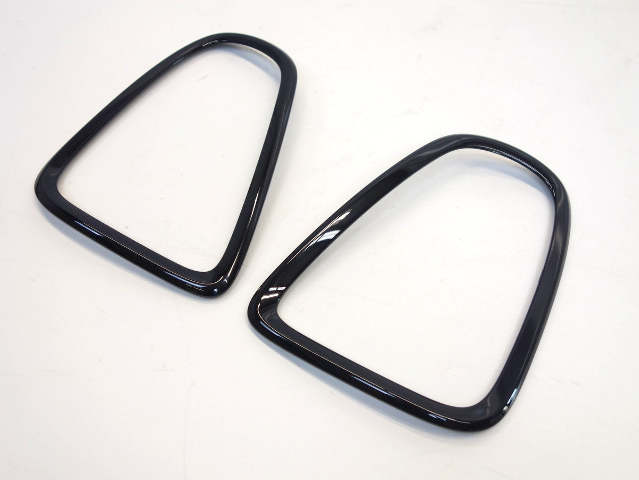 Mini Cooper Black Tail Light Trims NEW 51132296296 51132296297 07-15 R56 R57 R58 R59