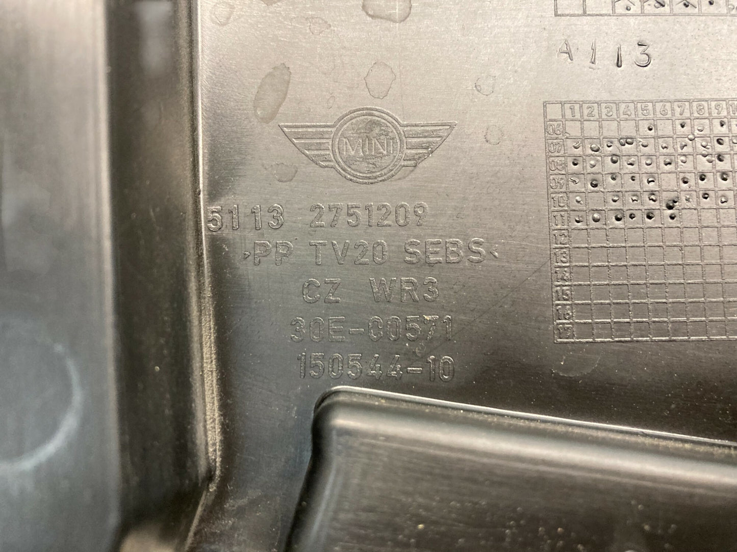 Mini Cooper Left Apron Cover Cowl Panel 51132751209 2007-2015 R56 R55 R57 492