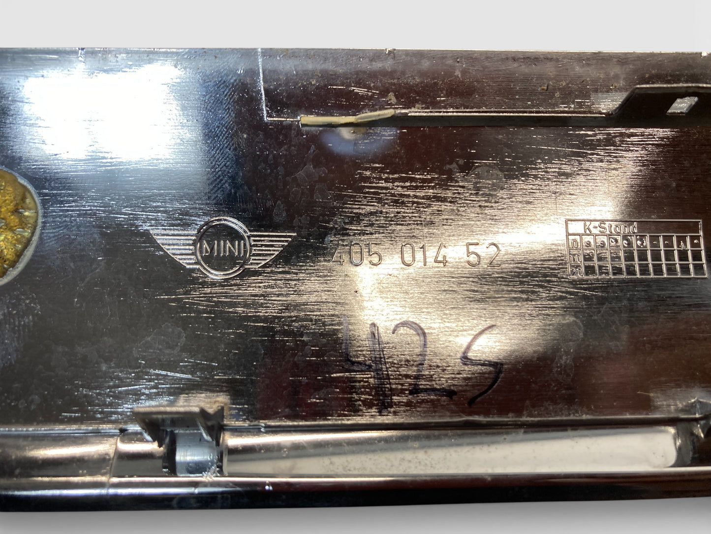 Mini Cooper Trunk Hatch Handle Cover Chrome 51132753603 2007-2015 R56 R57 425