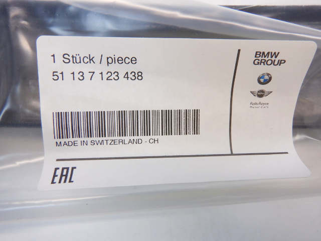 Mini Cooper Convertible Rear Belt Line Trim Chrome Pair NEW OEM 05-08 R52