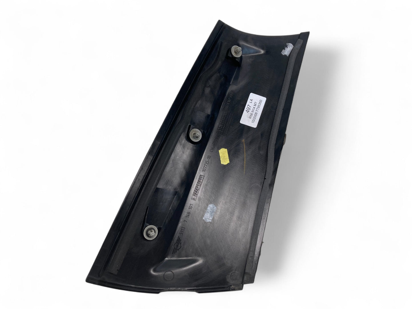 Mini Cooper Hatchback Left Rear C Column Cover Trim 51137146101 07-13 R56 497