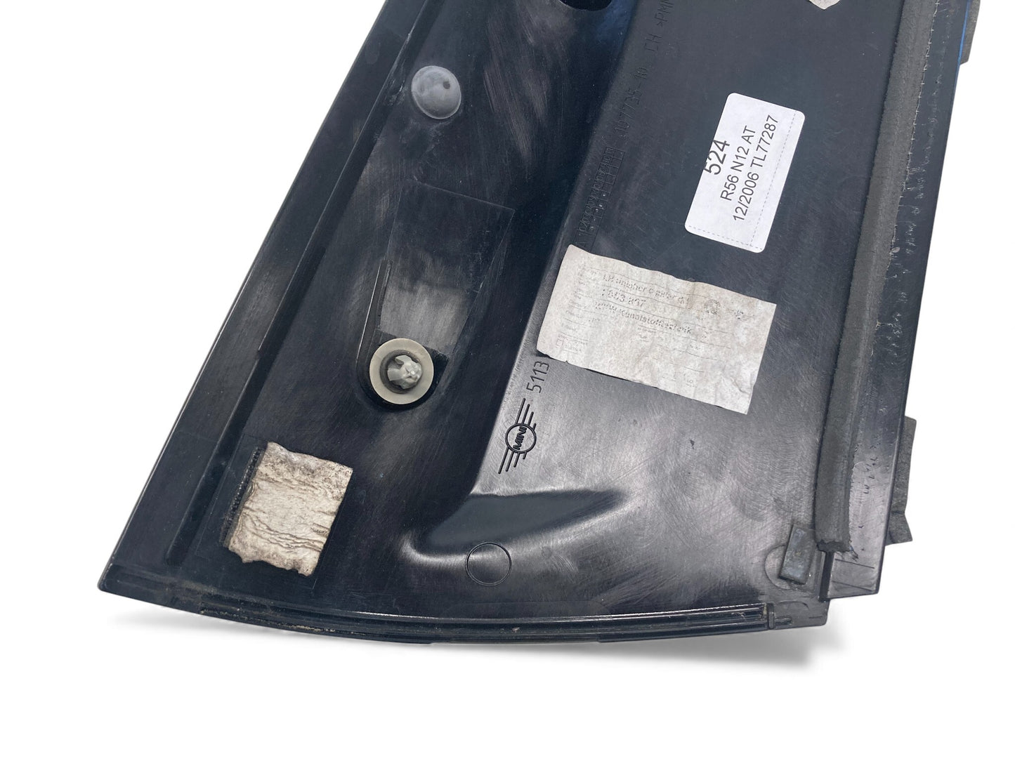 Mini Cooper Hatchback Left Rear C Column Cover Trim 51137146101 07-13 R56 524