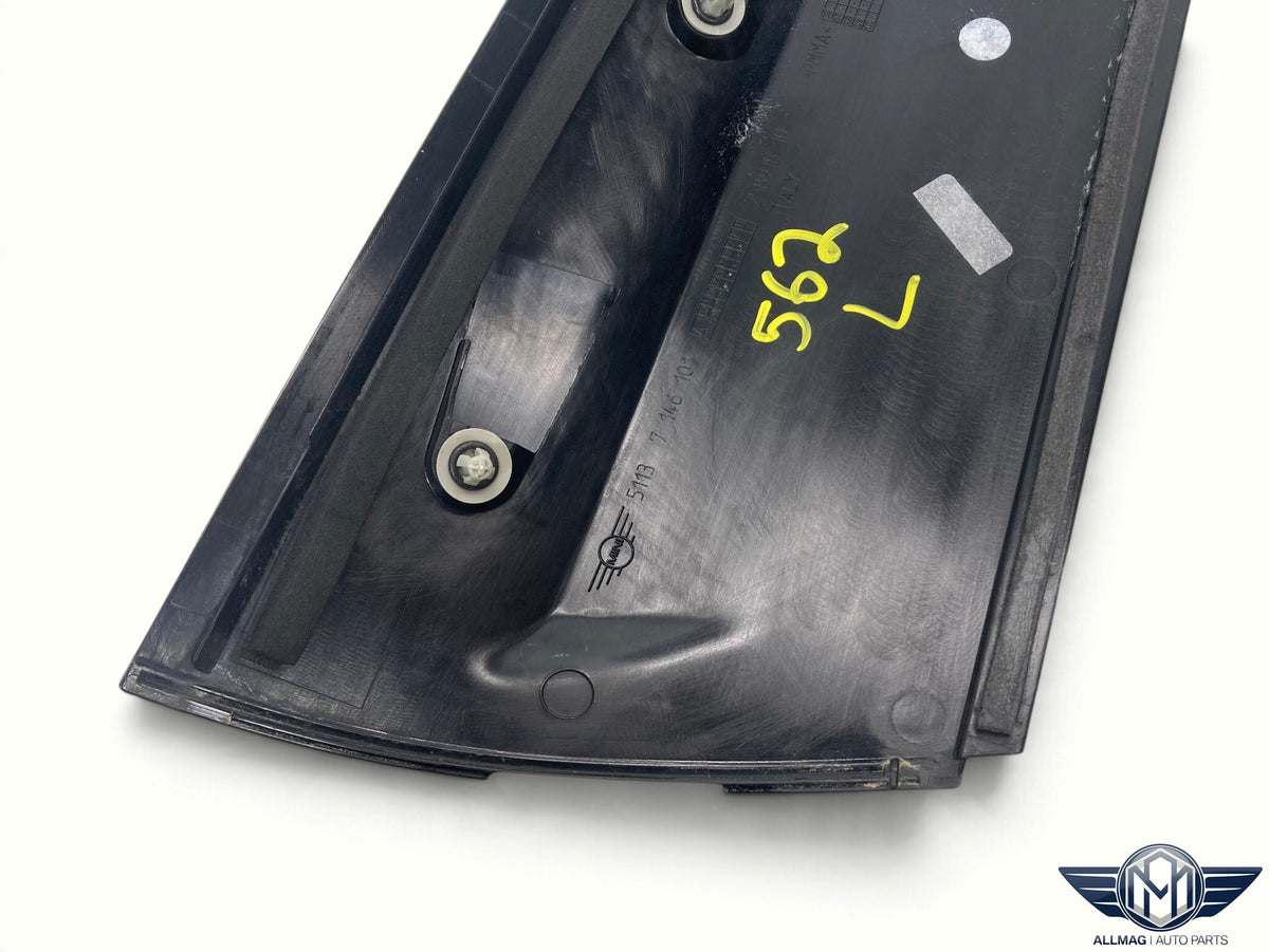 Mini Cooper Hatchback Left Rear C Column Cover Trim 51137146101 07-13 R56 563