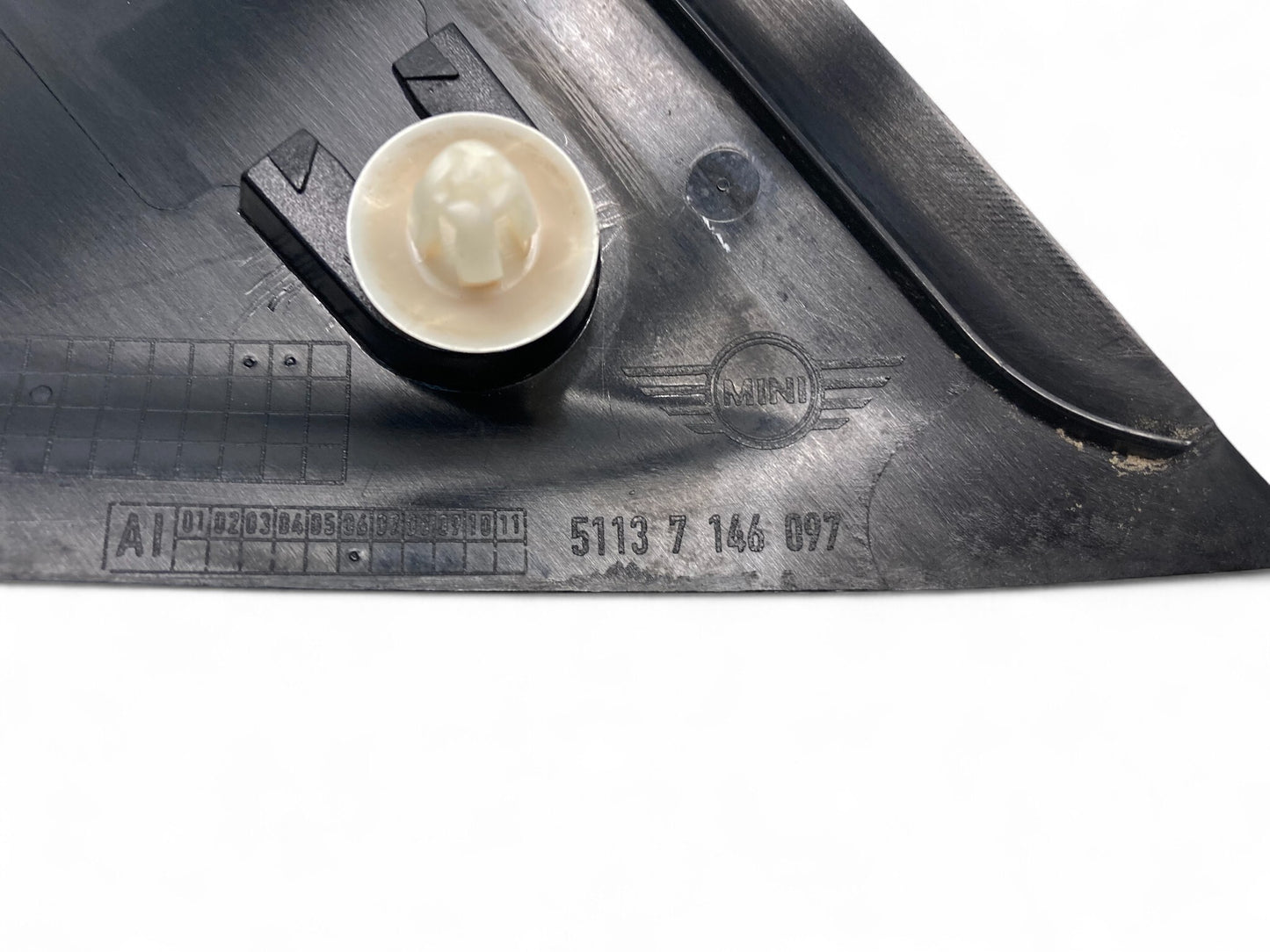 Mini Cooper Left Windshield Post Trim 51137272583 2007-2015 R55 R56 R57 517