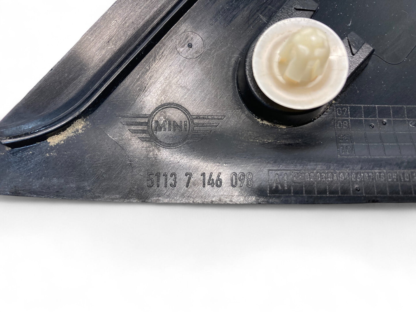 Mini Cooper Right A Column Cover Windshield Post Trim 51137272584 07-15 R55 R56 R57 517