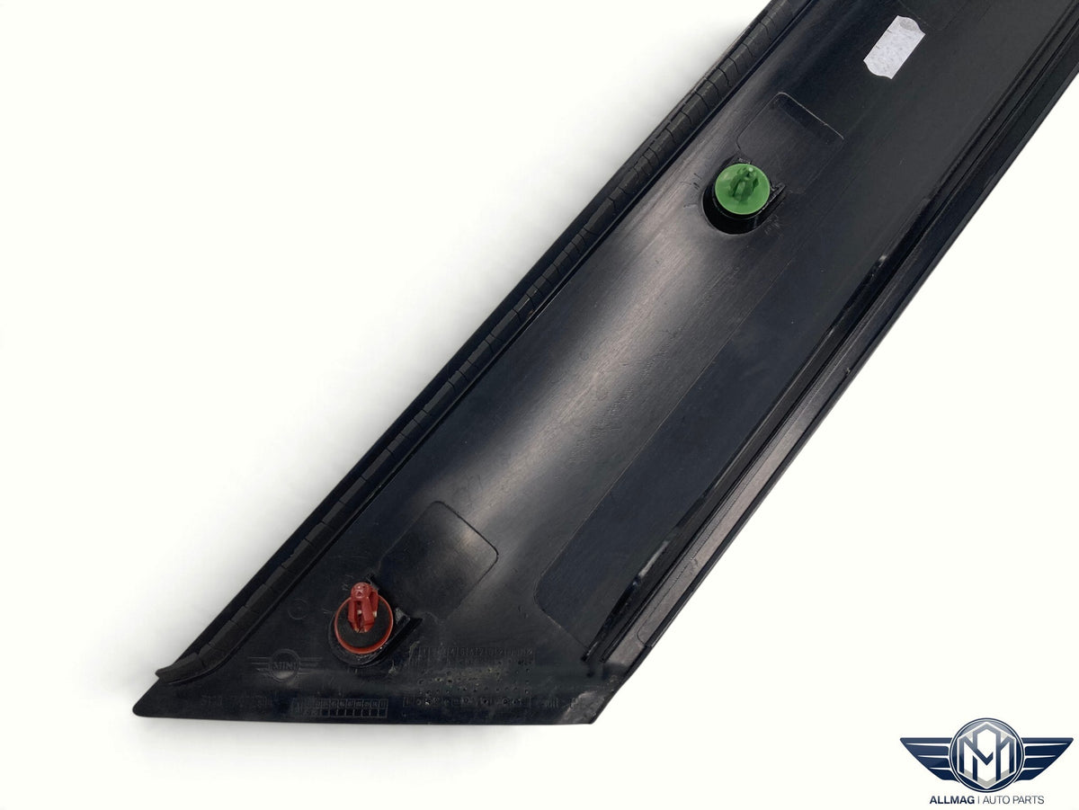 Mini Cooper Right A Column Cover Windshield Post Trim 51137272584 07-15 R55 R56 R57 563