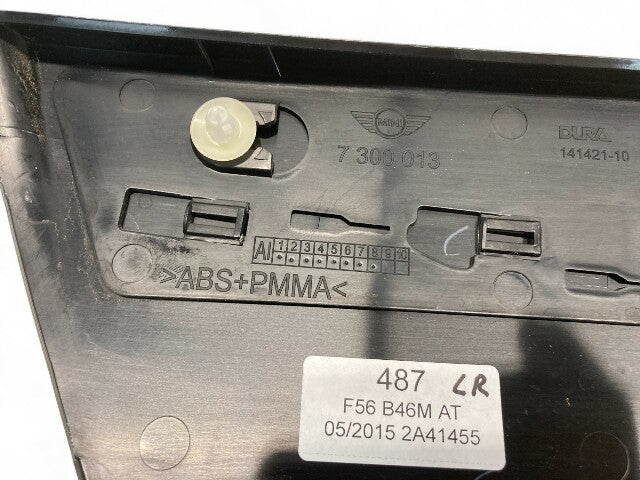 Mini Cooper Left Rear C Column Cover 51137300013 F56 487