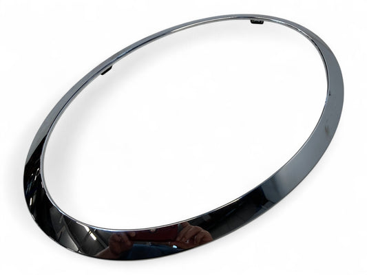 Mini Cooper Left Headlight Trim Ring Chrome NEW OEM 51137300631 14-24 F55 F56 F57