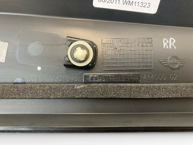 Mini Countryman Right Rear D Column Cover Trim 51139801548 11-16 R60 468