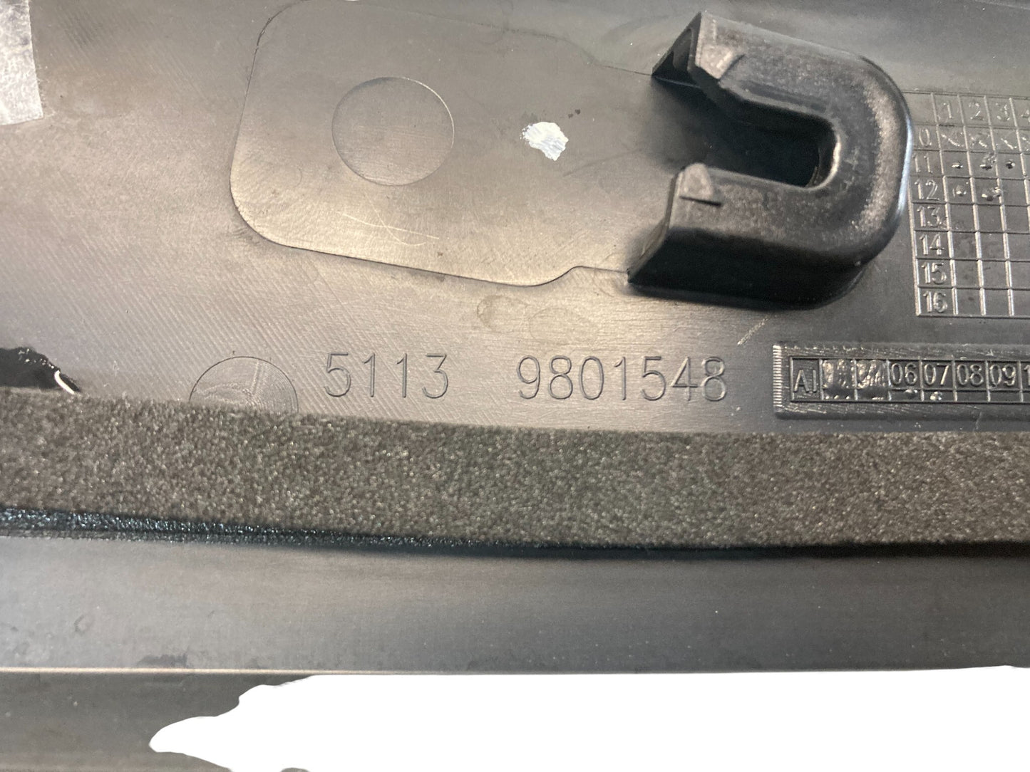 Mini Countryman Right Rear D Pillar Post Trim 51139801548 2011-2016 R60 522