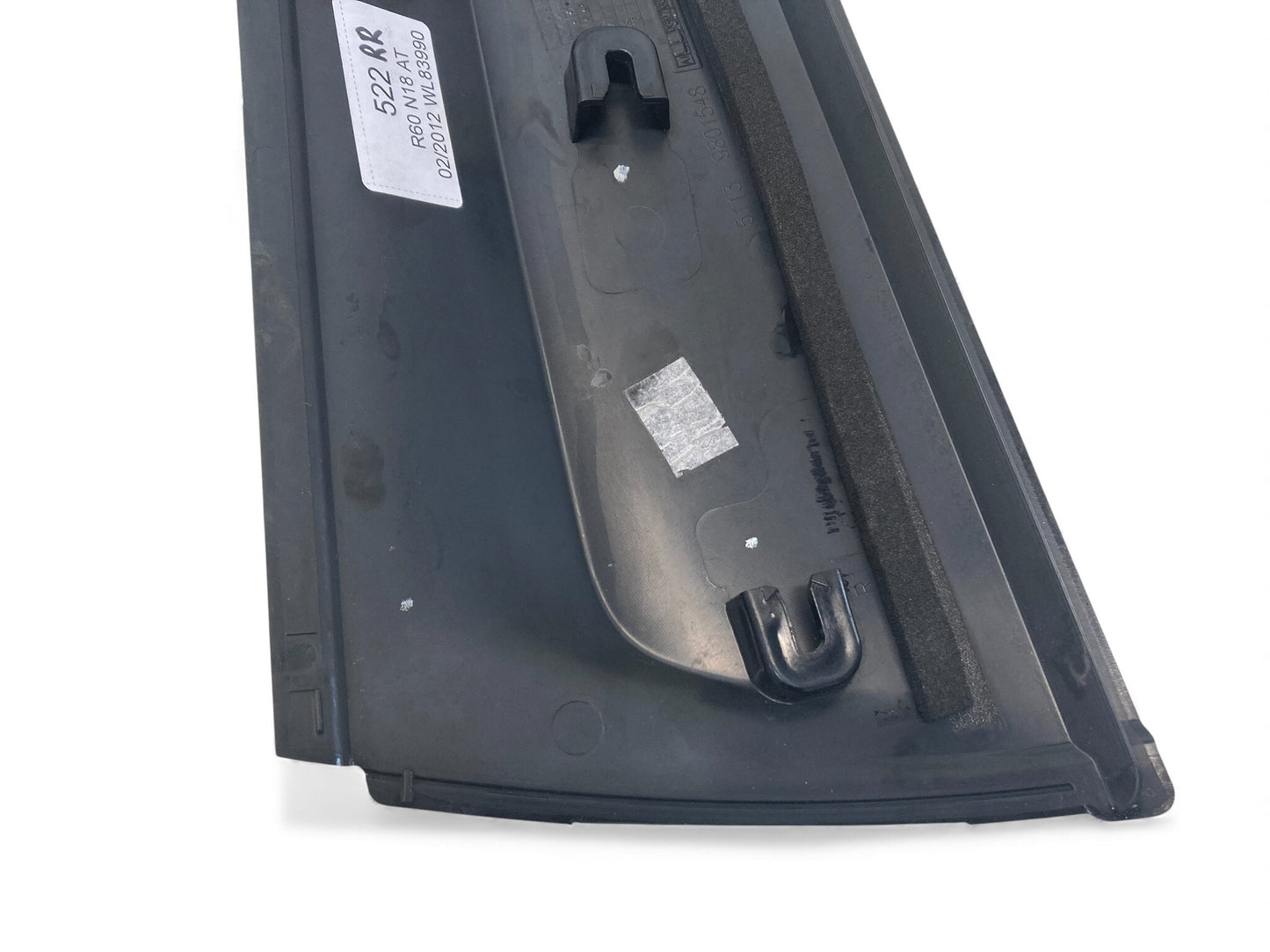Mini Countryman Right Rear D Pillar Post Trim 51139801548 2011-2016 R60 522