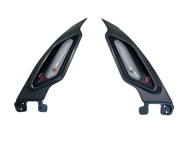 Mini Cooper Fender Scuttle Signal Light Trim Pair NEW OEM 2011-2016 R60 R61