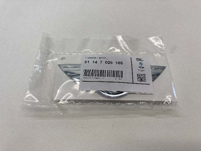 Mini Cooper Rear Emblem NEW 51147026186 02-17 R50 R52 R53 R56 R57 F55 F56 F57