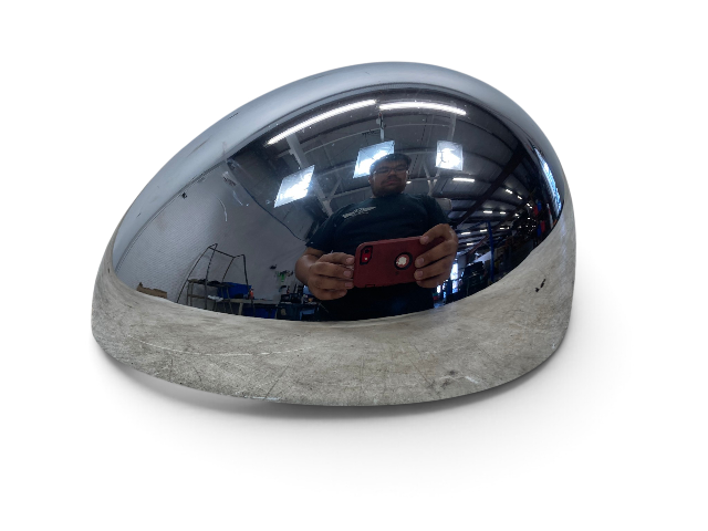 Mini Cooper Left Mirror Cap w/o Power Fold Chrome 51162753669 07-16 R5x R6x 555