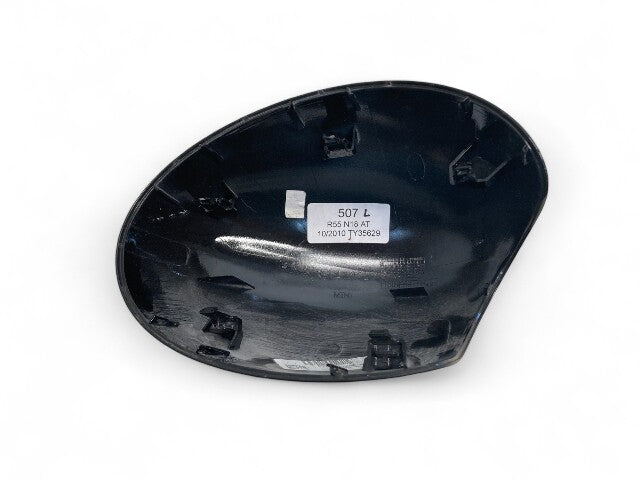 Mini Cooper Left Mirror Cap w/o Power Fold Black 51162754913 07-16 R5x R6x 507