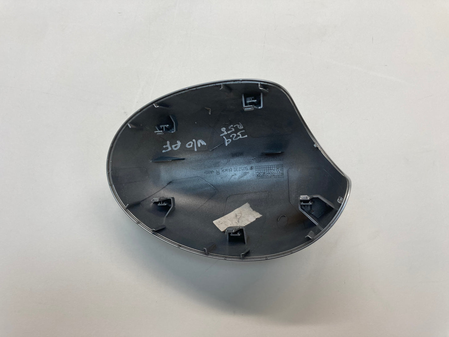 Mini Cooper Right Mirror Cap w/o Power Fold Sparkling Silver 51162754914 07-16 R5x R6x 329