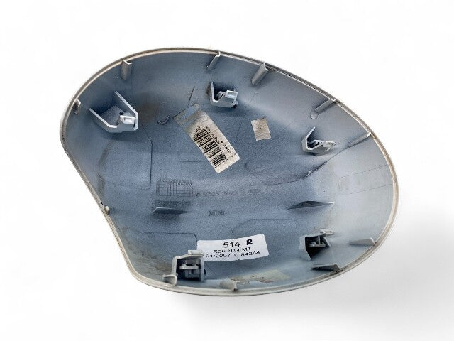 Mini Cooper Right Mirror Cap w/o Power Fold White 51162754914 07-16 R5x R6x 514