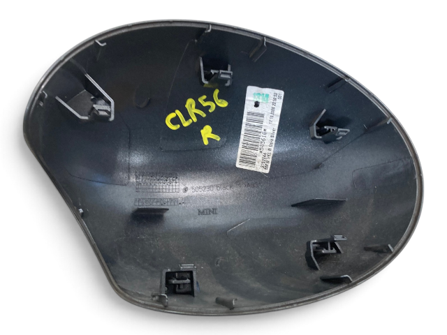 Mini Cooper Right Mirror Cap w/o Power Fold Dark Silver 51162754914 07-16 R5x R6x CLR56