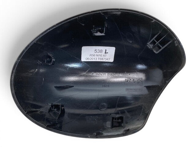 Mini Cooper Left Mirror Cover Cap w/ PF Black 51162754915 07-16 R5x R6x 538