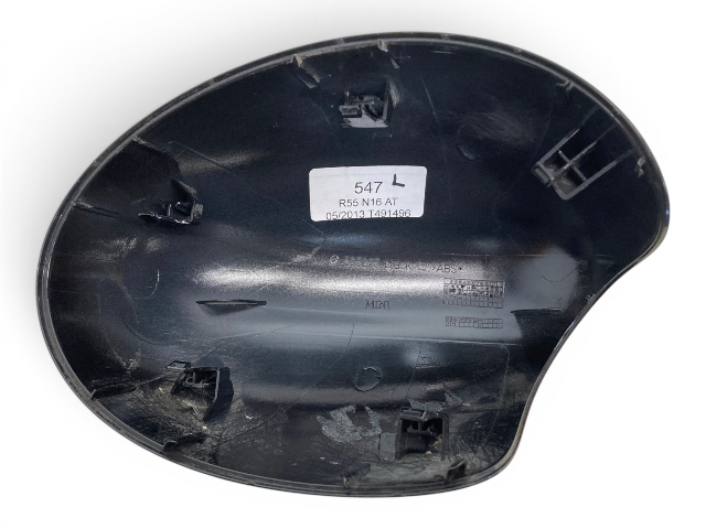 Mini Cooper Left Mirror Cover Cap w/ PF Black 51162754915 07-16 R5x R6x 547